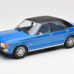 Ford Granada Mk1 Metallik Sinine Matt Must MCG 1:18