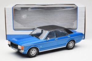 Ford Granada Mk1 Metallik Sinine Matt Must MCG 1:18 MCG18394 Metall - pilt 6/6