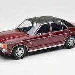 Ford Granada Mk1 Metallik Tumepunane Matt Must MCG 1:18