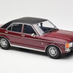 Ford Granada Mk1 Metallik Tumepunane Matt Must MCG 1:18 - image 4 of 6