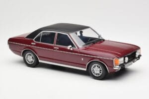 Ford Granada Mk1 Metallik Tumepunane Matt Must MCG 1:18 MCG18393 Metall - pilt 4/6