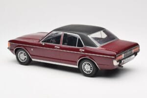 Ford Granada Mk1 Metallik Tumepunane Matt Must MCG 1:18 MCG18393 Metall - pilt 5/6