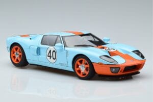 Ford GT Gulf Livery AUTOart 1:18 80513 Metall - pilt 5/8