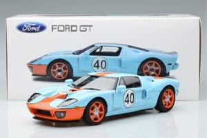 Ford GT Gulf Livery AUTOart 1:18 80513 Metall - pilt 8/8