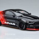 Ford Mustang S550 LB Works Liberty Walk Advan GT Spirit 1:18 KJ035 Vaik - image 4 of 6
