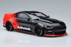 Ford Mustang S550 LB Works Liberty Walk Advan GT Spirit 1:18 KJ035 Vaik - pilt 4/6
