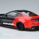 Ford Mustang S550 LB Works Liberty Walk Advan GT Spirit 1:18 KJ035 Vaik - image 5 of 6