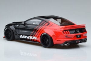 Ford Mustang S550 LB Works Liberty Walk Advan GT Spirit 1:18 KJ035 Vaik - pilt 5/6