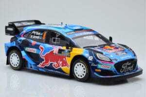 Ford Puma Rally1 WRC #8 O. Tanak / M. Jarveoja Winner Rally Sweden 2023 IXO 1:18 18RMC154A Metall - pilt 4/6