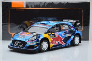 Ford Puma Rally1 WRC #8 O. Tanak / M. Jarveoja Winner Rally Sweden 2023 IXO 1:18 18RMC154A Metall - pilt 6/6