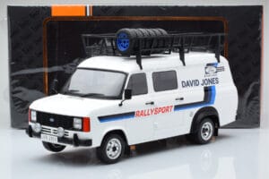 Ford Transit Mk2 Van Team David Jones Rally Assistance IXO 1:18 18RMC033XE Metall - pilt 6/6