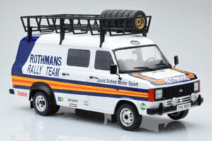 Ford Transit Mk2 Van Team Rothmans Rally Assistance IXO 1:18 18RMC057XE Metall - pilt 4/6