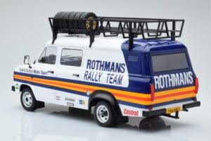 Ford Transit Mk2 Van Team Rothmans Rally Assistance IXO 1:18 18RMC057XE Metall - pilt 5/6