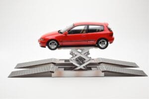 Honda Civic EG6 VTEC Punane LCD 1:18 LCD18018-RE Metall - pilt 6/11