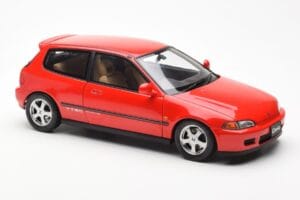 Honda Civic EG6 VTEC Punane LCD 1:18 LCD18018-RE Metall - pilt 9/11