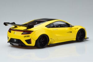 Honda NSX NC1 LB Works Liberty Walk Kollane GT Spirit 1:18 KJ034 Vaik - pilt 2/6