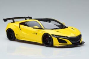 Honda NSX NC1 LB Works Liberty Walk Kollane GT Spirit 1:18 KJ034 Vaik - pilt 4/6
