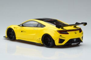 Honda NSX NC1 LB Works Liberty Walk Kollane GT Spirit 1:18 KJ034 Vaik - pilt 5/6