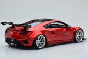 Honda NSX NC1 Liberty Walk Candy Punane GT Spirit 1:18 GT245 Metall - pilt 2/6