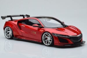 Honda NSX NC1 Liberty Walk Candy Punane GT Spirit 1:18 GT245 Metall - pilt 4/6