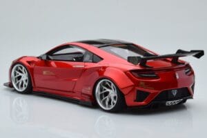 Honda NSX NC1 Liberty Walk Candy Punane GT Spirit 1:18 GT245 Metall - pilt 5/6