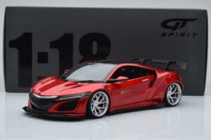 Honda NSX NC1 Liberty Walk Candy Punane GT Spirit 1:18 GT245 Metall - pilt 6/6