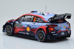 Hyundai i20 Coupe WRC #8 O. Tanak / M. Jarveoja Rally Monte Carlo 2020 IXO 1:18 18RMC067C Metall - pilt 5/6