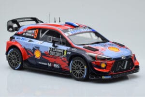 Hyundai i20 Coupe WRC #9 S. Loeb / I. Galmiche Rally Monte Carlo 2020 IXO 1:18 18RMC067B Metall - pilt 4/6