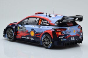Hyundai i20 Coupe WRC #9 S. Loeb / I. Galmiche Rally Monte Carlo 2020 IXO 1:18 18RMC067B Metall - pilt 5/6