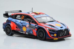 Hyundai i20 N Rally1 #11 T. Neuville / M. Wydaeghe Rally Monte Carlo 2022 IXO 1:18 18RMC112 Metall - pilt 4/6