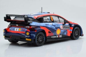 Hyundai i20 N Rally1 #8 O. Tanak / M. Jarveoja Rally Monte Carlo 2022 IXO 1:18 18RMC113 Metall - pilt 2/6