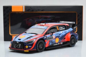 Hyundai i20 N Rally1 #8 O. Tanak / M. Jarveoja Rally Monte Carlo 2022 IXO 1:18 18RMC113 Metall - pilt 6/6