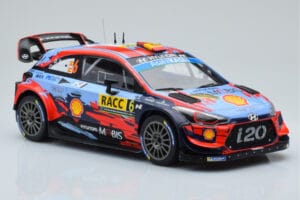 Hyundai i20 Coupe WRC #6 D. Sordo / C. del Barrio Rally Catalunya 2019 IXO 1:18 18RMC052C Metall - pilt 4/6