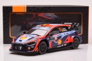 Hyundai i20 N Rally1 #11 T. Neuville / M. Wydaeghe Rally Monte Carlo 2023 IXO 1:18 18RMC153A Metall - pilt 6/6
