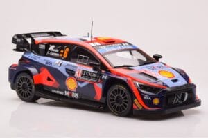 Hyundai i20 N Rally1 #6 D. Sordo / C. Carrera Rally Monte Carlo 2023 IXO 1:18 18RMC153B Metall - pilt 4/6
