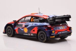Hyundai i20 N Rally1 #6 D. Sordo / C. Carrera Rally Monte Carlo 2023 IXO 1:18 18RMC153B Metall - pilt 5/6