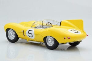 Jaguar D-Type #5 Ecurie Nationale Belge 24 Hours of Le Mans 1956 CMR 1:18 CMR143 Metall - pilt 5/6