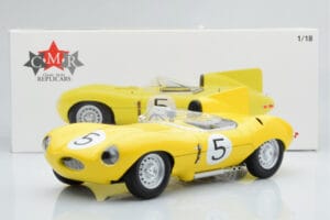 Jaguar D-Type #5 Ecurie Nationale Belge 24 Hours of Le Mans 1956 CMR 1:18 CMR143 Metall - pilt 6/6