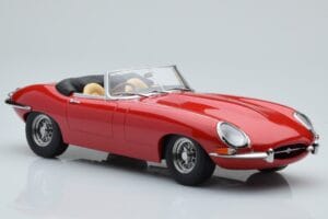 Jaguar E-Type Series 1 Roadster Punane KK-Scale 1:18 KKDC180482 Metall - pilt 4/6