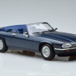 Jaguar XJS V12 Kabriolett Sinine Metallik Piiratud Väljaanne Norev 1:18 182636 Metall - image 4 of 6