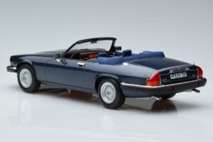 Jaguar XJS V12 Kabriolett Sinine Metallik Piiratud Väljaanne Norev 1:18 182636 Metall - pilt 5/6