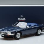 Jaguar XJS V12 Kabriolett Sinine Metallik Piiratud Väljaanne Norev 1:18 182636 Metall - image 6 of 6