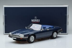 Jaguar XJS V12 Kabriolett Sinine Metallik Piiratud Väljaanne Norev 1:18 182636 Metall - pilt 6/6