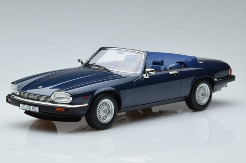 Jaguar XJS V12 Kabriolett Sinine Metallik Piiratud Väljaanne Norev 1:18 182636 Metall