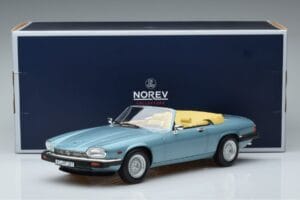 Jaguar XJS V12 Kabriolett Helesinine Metallik Norev 1:18 182635 Metall - pilt 6/6