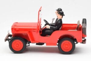 Jeep Willys Tintin 2 Kuju UT Models 1:18 180150000 Metall - pilt 3/6