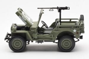 Jeep Willys MB US Army D-Day 1944 Norev 1:18 189016 Metall - pilt 6/10