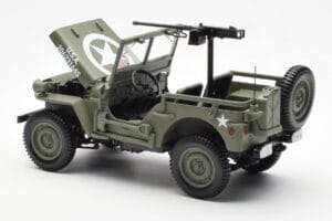 Jeep Willys MB US Army D-Day 1944 Norev 1:18 189016 Metall - pilt 7/10