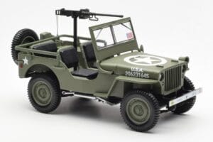 Jeep Willys MB US Army D-Day 1944 Norev 1:18 189016 Metall - pilt 8/10