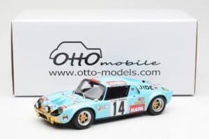 Jide 1600S Gr.4 #14 J. Ragnotti / Jaubert Criterium des Cevennes 1972 Otto 1:18 OT287 Vaik - pilt 6/6